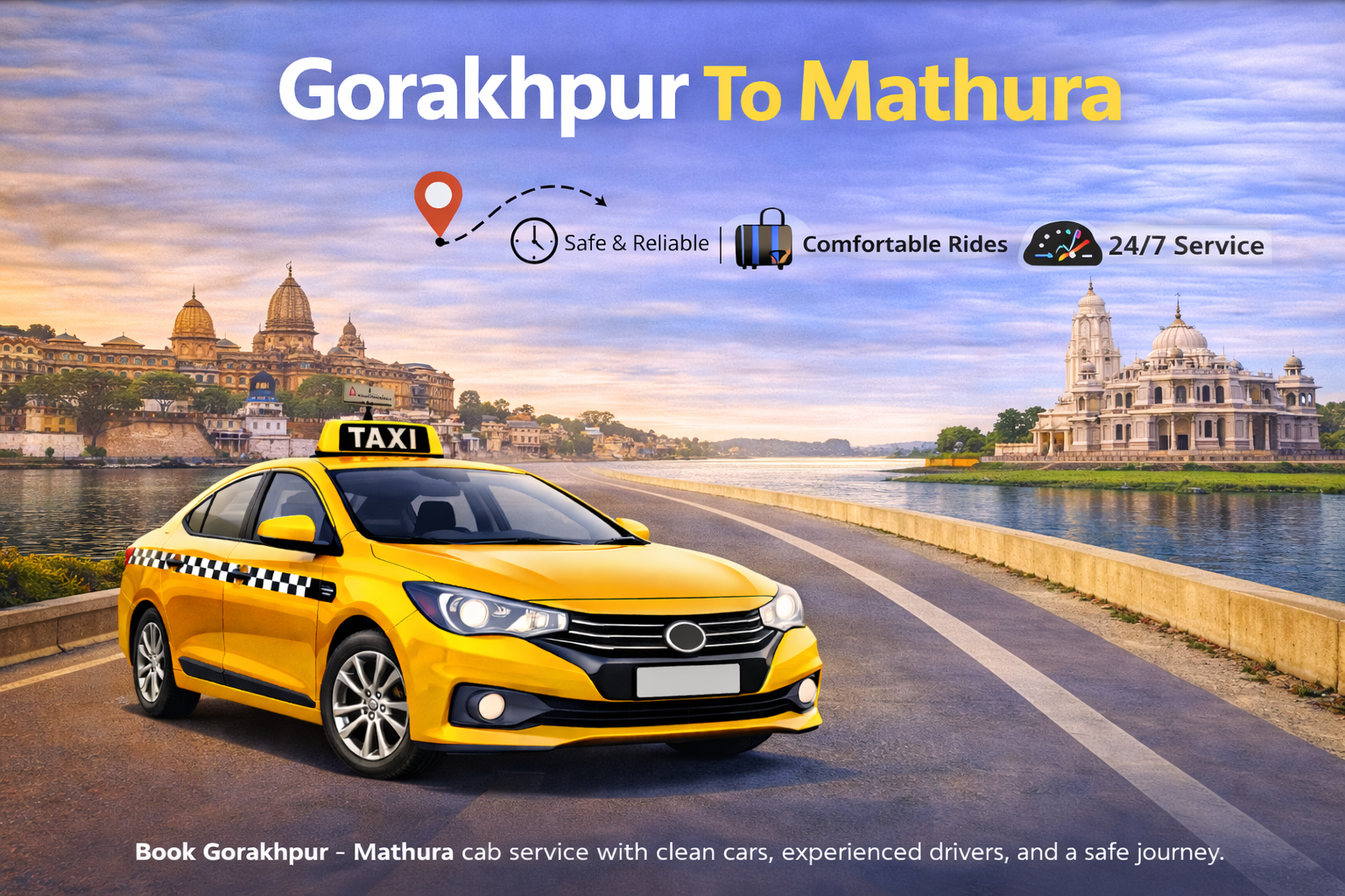 Gorakhpur To Mathura Cab